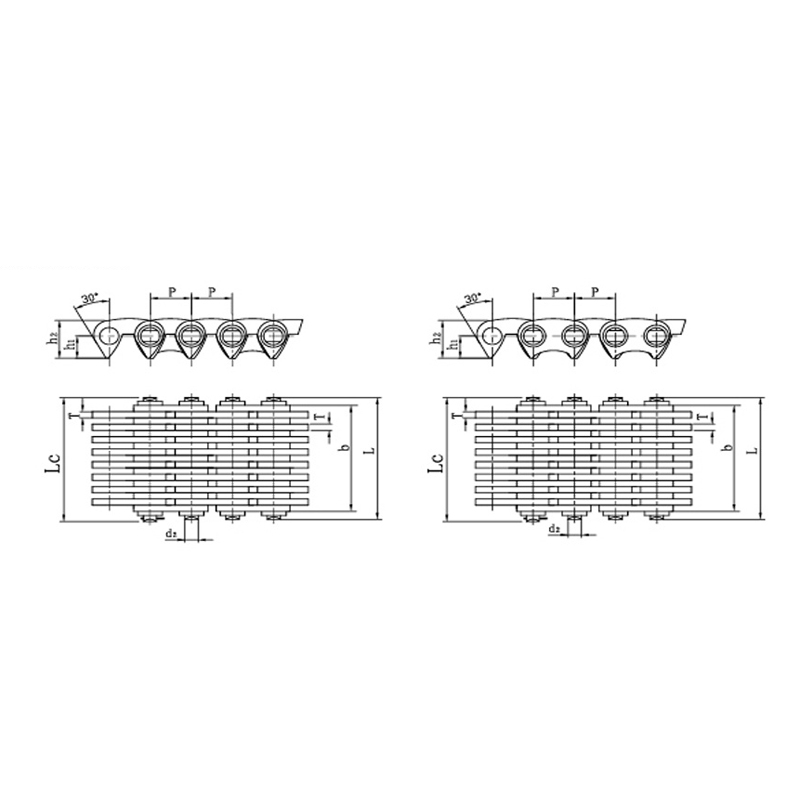 Flankcontact stille kettingen
