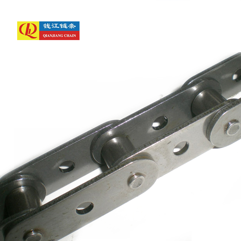 Transportkettingen met dubbele steek en centrale gaten