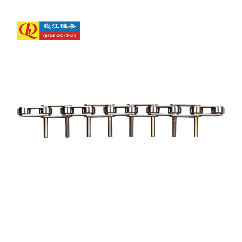 RVS transportkettingen met dubbele steek en verlengde pennen