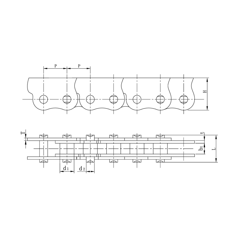Vakmanschap, verouderingsbestendige anti-zijboogkettingen voor automatische deuren en ramen