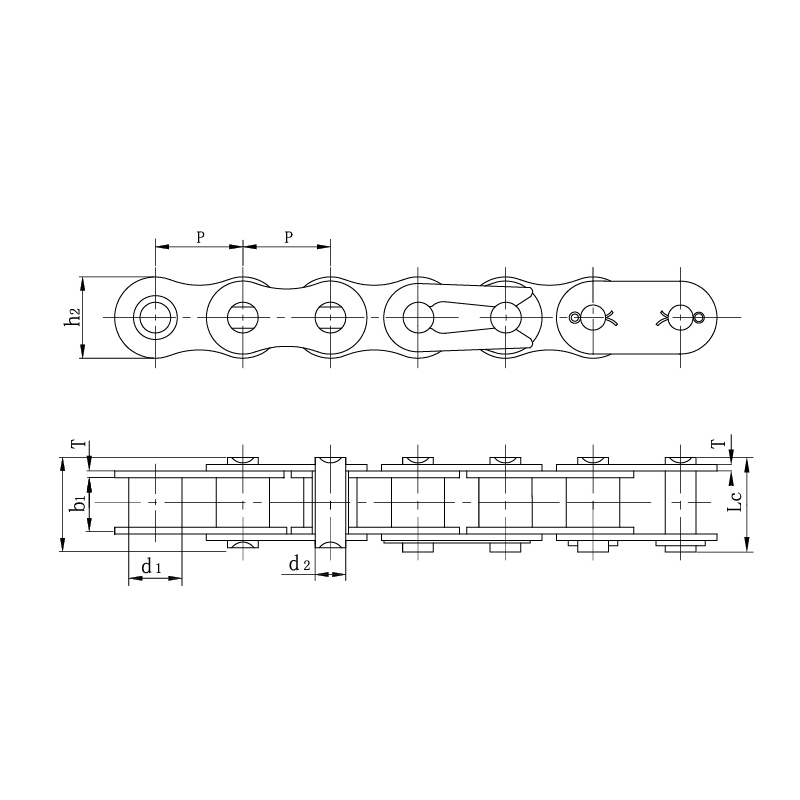 Standaard kettingen voor motorfietsen