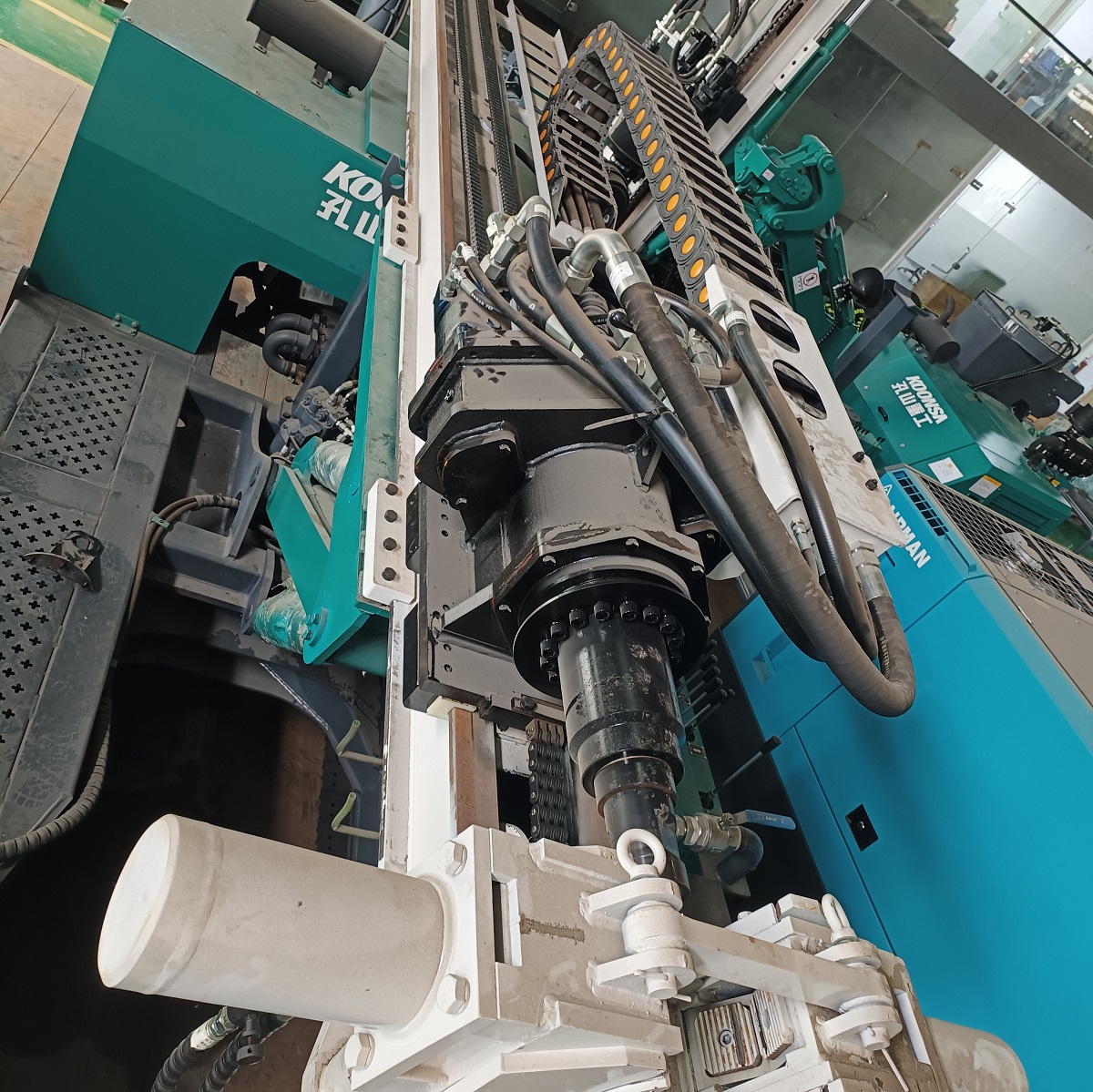 Zeer sterke plaatkettingen voor boormachines met rotsbouten